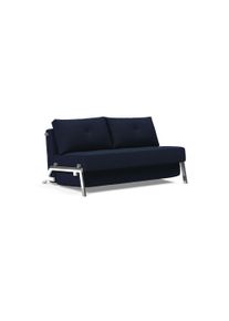 Schlafsofa INNOVATION LIVING &trade; "Cubed Klappsofa, hochwertige Schlaffunktion, Design und extra Komfort", blau, B:145cm H:79cm T:103cm, Sofas, Schlafsofa, Frontauszug, sehr platzsparend, abgewinkelt Sitzen, waagerecht liegen
