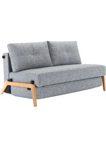 Schlafsofa INNOVATION LIVING &trade; "Cubed Klappsofa, hochwertige Schlaffunktion, Design und extra Komfort", beige (grau), B:168cm H:79cm T:98cm, Sofas, Schlafsofa, Frontauszug, sehr platzsparend, abgewinkelt Sitzen, waagerecht liegen