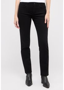 5-Pocket-Jeans Angels "DOLLY 3.0", Damen, Gr. 48, L&auml;nge 28, schwarz, Denim/Jeans, Obermaterial: 92% Baumwolle, 6% Polyester, 2% Elasthan, straight fit lang, Jeans 5-Pocket-Jeans