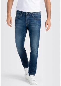 Straight-Jeans MAC "Arne Pipe", Herren, Gr. 30, L&auml;nge 32, blau (blau stonewash), Denim/Jeans, Obermaterial: 93% Baumwolle, 5% Elastomultiester, 2% Elasthan, Jeans Straight-Jeans