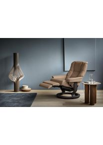 Relaxsessel stressless "Mayfair", braun (latte batick), B:79cm H:101cm T:77cm, Leder BATICK: BATICK ist ein leicht korrigiertes, durchgef&auml;rbtes und genarbtes M&ouml;belleder, bei dem die meisten Unebenheiten und Spuren in der Regel entfernt wurden.;Leder PALOMA: PALOMA ist ein durchgef&auml;rbtes Semianilin-M&ouml;belleder mit nat&uuml;rlicher Narbung.;ROHLEDER Stoff Q2 FARON: Ein fester zuverl&auml;ssiger Boucl&eacute; mit eine