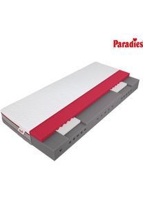 Kaltschaummatratze Paradies "Neuheit: Paradies Perfekta KS, 90x200, 140x200 cm & weitere Gr&ouml;&szlig;en", rot (wei&szlig;), B:180cm H:22cm L:200cm, Bezug: 100% Polyester. Steppf&uuml;llung: 100% Polyester, Matratzen, Kaltschaummatratze, Maximaler Komfort mit Memoryschaum und Klimaregulierung