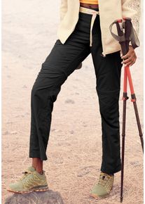 active by Lascana Trekkinghose LASCANA ACTIVE, Damen, Gr. 36, N-Gr, schwarz, Web, Obermaterial: 96% Polyamid, 4% Elasthan, normal, Hosen Trekkinghose, 2-in 1-Hose mit abnehmbaren Hosenbeinen, Topseller