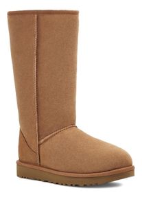 UGG Australia Winterstiefel UGG "Unisex, CLASSIC TALL II", Damen, Gr. 6 (37), Normalschaft, braun (chestnut), Lammfell, Veloursleder, Schuhe Winterstiefel, Stiefel, Schlupfstiefel zum Schlupfen