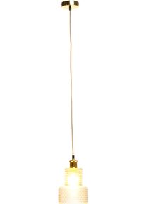 Kayoom H&auml;ngeleuchte "Mona", transparent, &Oslash; 17cm H: 27cm, 1 Stk., Leuchten, handgefertigt, modern, H&auml;ngeleuchte