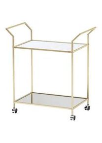 Servierwagen Goldfarben