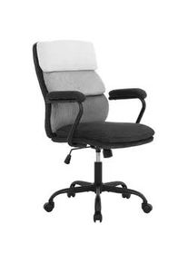 Drehstuhl Manhattan 2 Silberfarben/Grau