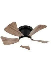 Deckenleuchte Luft Opal/Schwarz max. 10 Watt Deckenlampe