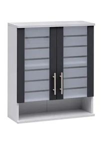 Schildmeyer H&auml;ngeschrank Niko Anthrazit/Silber