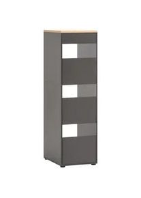 Mehrzweckschrank Solea Anthrazit/Eiche