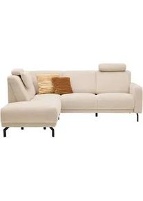 Wohnlandschaft Bassano links Naturfarben