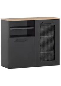 Schildmeyer Unterschrank Malte Schwarz/Eiche Artisan