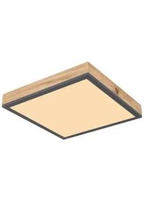 LED-Deckenleuchte Mopi Graphitfarben/Opal max. 12,58W Deckenlampe