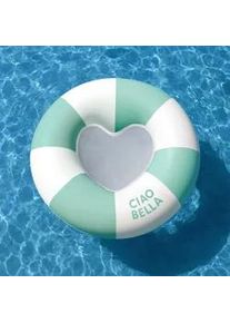 Schwimmring Heart Gr&uuml;n/Wei&szlig;