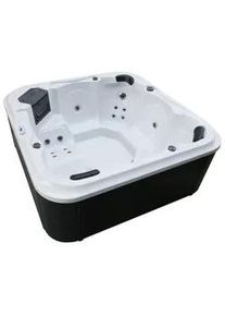 Whirlpool Outdoor Set Schwarz/Wei&szlig; ca. 210x80x210cm