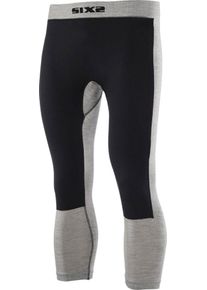 Sixs PNX WB Merino, pantalon fonctionnel unisexe , couleur: Gris/Noir , taille: XXL/3XL