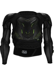 Acerbis Korazza, protector jacket , color: Black/Yellow , size: S/M