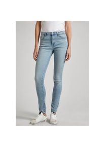 Pepe Jeans, Damen, Skinny-fit-Jeans in Used-Optik, light used, 29 - L&auml;nge 32, Skinny Jeans von Pepe Jeans
