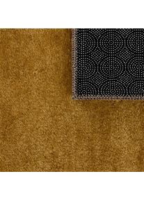 Paco Home, Teppich &raquo;Cadiz 630&laquo; rechteckig 14 mm H&ouml;he Uni-Farben, besonders weich, waschbar, auch als L&auml;ufer erh&auml;ltlich, gelb, Polyester, B : 200 cm 1 