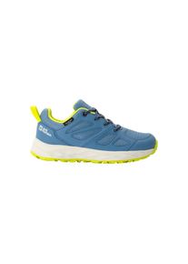 Jack Wolfskin, Unisex, Sneaker &raquo;WOODLAND 2 TEXAPORE LOW K&laquo;, elemental-blue, UK4-EU37, Zuverl&auml;ssiger Wetterschutz