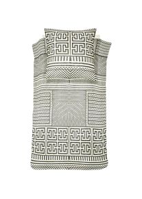 Damai, Bettw&auml;sche &raquo;Basket&laquo; 2 Stk. mit graphischem Muster, natural, Renforc&eacute;, Obermaterial: 100% Baumwolle, B/L: 135 cm x 200 cm - 1 Stk., natural