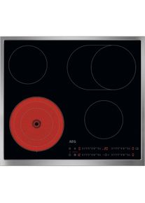 AEG, Elektro-Kochfeld &raquo;TO64RAA7XB&laquo; Autarkes Kochfeld: Erweiterbare Kochzonen f&uuml;r gro&szlig;e Pfannen und T&ouml;pfe, schwarz, Elektro-Kochfeld