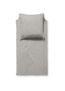 Damai, Bettw&auml;sche &raquo;Mik&laquo; Leinen-Optik, grey, Renforc&eacute;, Obermaterial: 100% Baumwolle, B/L: 155 cm x 220 cm - 1 Stk.