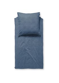 Damai, Bettw&auml;sche &raquo;Mik&laquo; Leinen-Optik, Denim, Renforc&eacute;, Obermaterial: 100% Baumwolle, B/L: 155 cm x 220 cm - 1 Stk., Denim