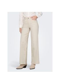 Only, Damen, High-waist-Jeans &raquo;ONLMADISON BLUSH HW WIDE DNM CRO NOOS&laquo;, Ecru, XS (34) - L&auml;nge 30, Wide Fit Jeans von Only