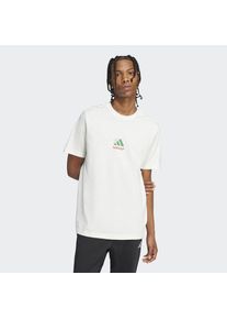 adidas Sportswear, Herren, T-Shirt &raquo;M L PIZZA TEE&laquo;, Off White, L, Ein bequemes T-Shirt mit stylisher Grafik.