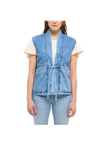 Mustang, Damen, Kurzweste &raquo;Damen Style Gillian Denim Vest&laquo;, hellblau, M, hellblau, L&auml;ssiger Schnitt