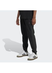 adidas Sportswear, Herren, Sporthose &raquo;ESSENTIALS 3-STREIFEN&laquo;, Black/Carbon - Normal-Gr., 3XL - N-Gr, Diese sportliche Hose ist mit einem Mix aus 