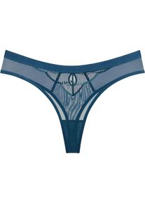 Triumph, Damen, Brasilslip &raquo;Palina Sea Full of Stars&laquo; mit Keyhole-Detail auf der R&uuml;ckseite, Spitze und Stickerei, SMOKY BLUE, 46, Brazilian-Slip von 