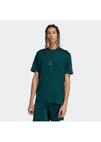 adidas Sportswear, Herren, T-Shirt &raquo;M Z.N.E. TEE&laquo; sportlicher Stil, Kurzarm, aus Baumwolle, ohne Verschluss, Aurora Ivy, XL, T-Shirt f&uuml;r Erwachsene 
