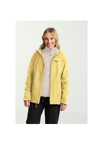 Jack Wolfskin, Damen, 3-in-1-Funktionsjacke &raquo;MOONRISE 3IN1 JKT W&laquo; mit Kapuze, lemonice, XXL (48), 3-in-1-Jacke