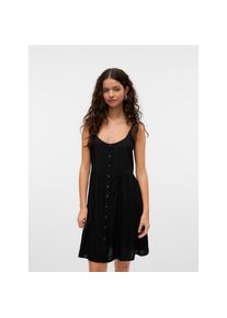 V&eacute;ro Moda Vero Moda, Damen, Tr&auml;gerkleid &raquo;VMBUMPY SHORT SINGLET DRESS WVN GA NOOS&laquo; Sommerkleid, Black, XS - N-Gr, Kurzes Kleid von Vero Moda