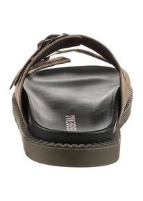 VERBENAS, Damen, Pantolette &raquo;Capri Serraje&laquo; , Sommerschuh, Schlappen, Hausschuh, Urlaubschuh aus feinem Leder, khaki, 46, Sommerliche Pantolette mit 