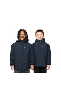 Jack Wolfskin, Unisex, 3-in-1-Funktionsjacke &raquo;ICELAND 3IN1 JACKET K&laquo; mit Kapuze, midnightsky, 116, 3in1-Jacke