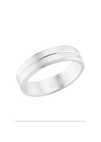 Amor, Damen, Fingerring &raquo;Uni Chic&laquo;, silberfarben, 54, Toller Ring, geeignet f&uuml;r Frauen und M&auml;nner