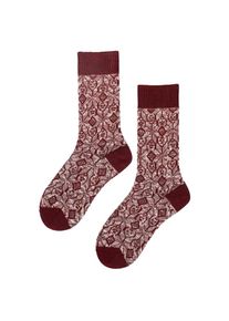 Hudson, Herren, Socken &raquo;Socke Earthy Graphic&laquo;, Plum red 0924, 43-46, Plum red 0924, Charaktervolle Tweed-Musterung f&uuml;r zeitlosen Stil