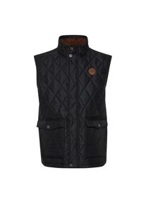 FQ1924, Herren, Steppweste &raquo;Steppweste FQAndo&laquo;, Black Beauty, M, Black Beauty, Moderne Steppweste mit Stehkragen