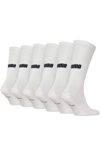Puma, Herren, Socken &raquo; UNISEX CUSHIONED NEXT CREW 6P ECOM&laquo; 6 Paar, mit Logoschriftzug an der R&uuml;ckseite, white, 35-38, Unterst&uuml;tzung des Fu&szlig;bogens f&uuml;r 