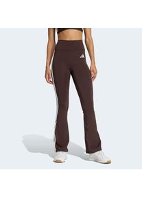 adidas Performance, Damen, Trainingstights &raquo;OPT ESS 3S FLAR&laquo;, AUCO/WHITE, S - N-Gr, Diese Leggings mit hohem Bund bieten mit CLIMACOOL k&uuml;hlen, 