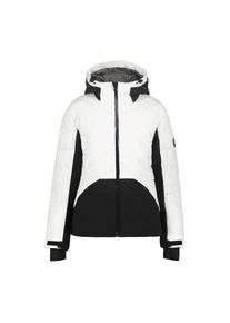 Icepeak, Damen, Skijacke &raquo;Icepeak EVELETH&laquo; mit Kapuze mit regulierbarer Kapuze und Stehkragen, verstellbare &Auml;rmelb&uuml;ndchen, OPTIC WHITE, 44, Skijacke 