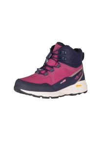 Trollkids, Herren, Outdoorschuh &raquo;KIDS SKARVAN HIKER MID XT&laquo; wasserdicht, Vibram Sohle, Schnellverschluss, reflektierende Details, dark pink/deep 