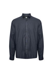 !Solid, Herren, Langarmhemd &raquo;Langarmhemd SDPepe&laquo;, Insignia Blue Melange, N-Gr, S - N-Gr, Insignia Blue Melange, Klassisches Hemd