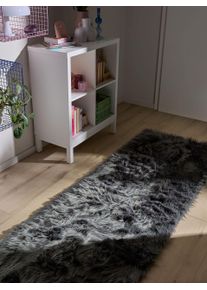benuta Pop Vaskbart langh&aring;ret teppe Nanuk Antraciet 80x240 cm Uni