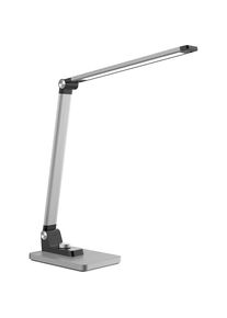 LED-Tischleuchte JOA, 800 lm, silber geb&uuml;rstet meet