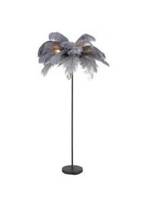 Stehleuchte Fedi Grau/Schwarz max. 3 Watt