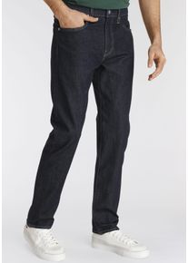 Levi's Tapered-fit-Jeans LEVI'S "502 TAPER", Herren, Gr. 31, L&auml;nge 34, blau (schwarz indigo), Denim/Jeans, Obermaterial: 98% Baumwolle, 2% Elasthan, unifarben, Basic, loose fit kn&ouml;chellang, Jeans Tapered-fit-Jeans, in elegantem, modernem Stil